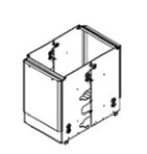 ●♪パーパス 給湯器 部材【MDK-WC21-50】両側2台掛け台用配管カバー
