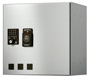 捺印付●u.田島メタルワーク【GX36K-36N】集合宅配ボックス 小型荷物用(捺印装置付) 屋内・前入前出 ヘアライン 受注生産