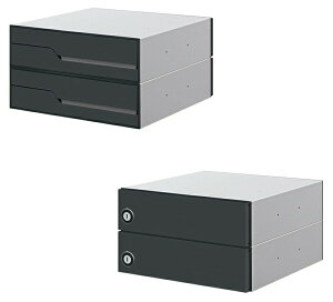 ●u.田島メタルワーク【MX-91-36FBY-2-B(シリンダー錠)】ブラック 集合タイプ郵便受 省スペースタイプ 屋内・前入後出 2段 受注生産