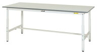●u.ヤマキン/山金工業【SUPA-1590-WW】ワークテーブル 150シリーズ 高さ調整タイプ H600mm〜H900mm 基本…