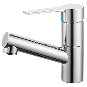 シングルワンホール洗面混合栓 寒冷地 K475ENJK-1