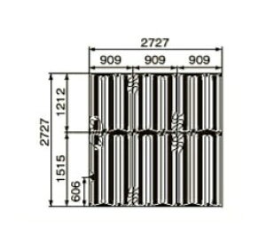 RiySUP-A2727HSzg[ptA}bg 2,727×2,727×12mmkFAl