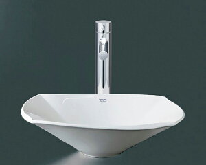 INAX/LIXIL セット品番【L-NB-022/D1+LF-YE340SYHC】壁給水・床排水(Sトラップ) 手洗器 鳴海製陶シリーズ 400X300 ホワイト