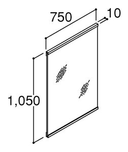 ●INAX/LIXIL 洗面化粧台【MDCX-751X】ドゥケア・カウンター ミラーキャビネット 1面鏡 照明なし・くもり止めコートなし 間口750 受注約1週〔GE〕