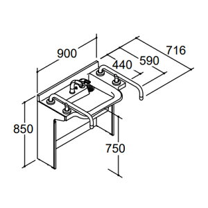 INAX/LIXIL ʉϑyVHO-907J1T(P)-NzhDPAEJE^[  ʒn ǔr ʊ퍂750 Ԍ900 2TkGEl