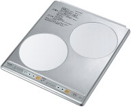 ●u.パナソニック【KZ-HS20AP】IHクッキングヒーター 2口ビルトインタイプ(200V) 幅45cm ステンレストッ…