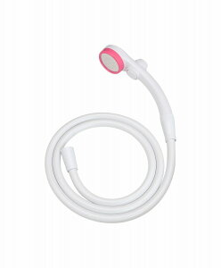 カクダイ/GAONA/ガオナ【GA-FH023】赤札見つけ シルキーストップシャワーホースセット ピンク 節水 極細 (シャワー穴0.3mm 低水圧対応)〔▽〕