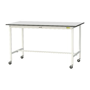 ●u.ヤマキン/山金工業 【SURHC-1890-GYW】ワークテーブル 150シリーズ 移動式 H1035mm 基本形 RoHS2指令対応塩ビシート天板 組立式