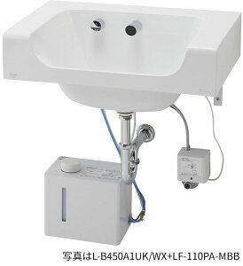 ��INAX/LIXIL ���ʉ��ϑ� �Z�b�g�i�ԁyL-B450A1UK/WX+LF-110PA-MBB�z���E���h�f�b�L�{�E�� �ǌŒ�^�C�v(�ǔr��) �P���� 100V �I�[�g�\�[�v �󒍐��Y�kGG�l
