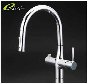 KVK 水栓金具【KM6081EC】浄水器専用シングルレバー式シャワー付混合栓〔HB〕
