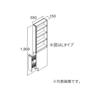 INAX/LIXIL ʉϑ NByRAS-156L-Azg[Lrlbg nCO[h Ԍ150mm I[vXCh^Cv 󒍐YkHBl