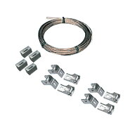 オーケー器材 【K-KYZP15C】SAキーパー 転倒防止金具 メッキ〔GA〕