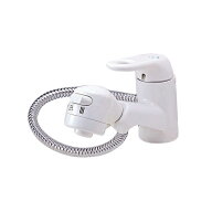 INAX/LIXIL 水栓金具【SF-45S】ホース露出式 シングルレバー 洗髪 シャワー混合水栓 一般地〔EJ〕