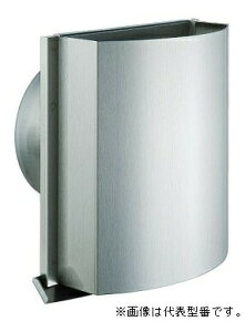 バクマ工業【BD-100JKF】耐外風フード付換気口 上下開口型 コンパクトタイプ 防火ダンパー付 標準カラー品〔HI〕