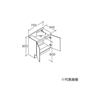 INAX/LIXIL yNSV1N-75W5Y(AM)zX^_[h GX^ ʉϑ{̂̂ {Ẽ^Cv ϑ ʔ F^Cv Ԍ750mm 󒍖2TkGAl