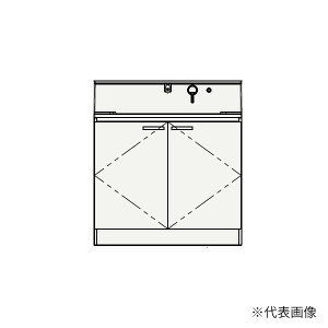 ●クリナップ 【BSRL90TNSSW】スタンダード 人工大理石ボール洗面化粧台 S(エス) 開きタイプ ボール高さ80cm 間口90cm〔GB〕