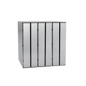 ▲●u.ダイケン 郵便受【CSP-231T-3D】ステンレス クリア塗装 大型郵便物対応 集合郵便受 ポステック 前入れ後出し 3戸用 縦型