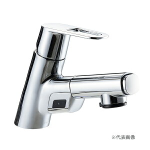 ●クリナップ 【ZZFSL150DZAEFCL-BV】水栓 洗面化粧台 ELVITA(エルヴィータ) タッチレスシングルレバー水栓(シャワー付き) 寒冷地〔GB〕