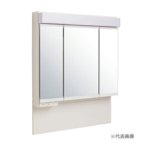 ●クリナップ 【M-0753CMS】ミラーキャビネット 洗面化粧台 rakutowa(ラクトワ) スタンダードLED3面鏡 間口75cm〔IB〕