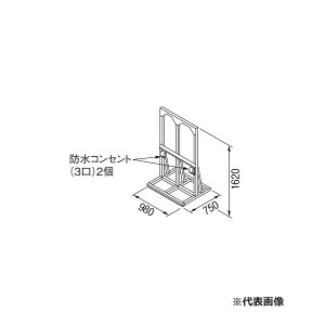 リンナイ 部材【UOP-5001STD-4WQ】(23-2412) 連結スタンド 4W 業務用ガス給湯器オプション〔GH〕