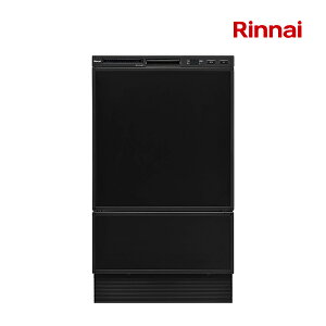 π●リンナイ 食器洗い乾燥機【RSW-F403C-B】ブラック フロントオープン 幅45cm 銀イオンカートリッジ付属 化粧パネルブラック(ツヤ消)付属〔GA〕