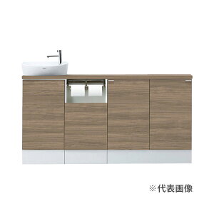 ☆QUOカード500円付☆●INAX/LIXIL キャパシア【YN-ALREAEKXHJX】ベッセル型 丸形手洗器 カウンター奥行160 フルキャビネットプラン 右仕様 壁排水〔HH.F〕