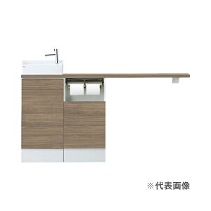 ☆QUOカード500円付☆π●INAX/LIXIL キャパシア【YN-AKLEABKXHJX】ベッセル型 角形手洗器 カウンター奥行160 サイドベースキャビネットプラン 左仕様 壁排水〔HH.F〕
