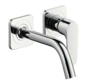 ハンスグローエ【34113000】アクサーチッテリオM シングルレバー壁付式洗面混合水栓 167 (化粧部) (ポップアップ引棒無) 受注生産〔EI〕