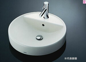 ●TOTO カウンター式洗面器【L700C】(洗面器のみ) 丸型洗面器 ベッセル式〔GE〕