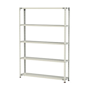 ��u.���}�L��/�R���H�Ɓy1.5S7530-5W�z�{���g���X�y���ʃ��b�N(150kg/�i) 5�i �Ԍ�1500mm �z���C�g�O���[ �g����
