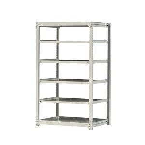 ��u.���}�L��/�R���H�Ɓy5S7491-6W�z�{���g���X���ʃ��b�N(500kg/�i) 6�i �P�� ����2100mm �z���C�g�O���[ �g����
