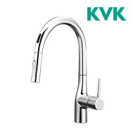 《在庫あり》◆15時迄出荷OK！KVK 水栓金具【KM6071EC】流し台用シングルレバー式シャワー付混合栓(セン…