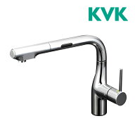 《在庫あり》◆15時迄出荷OK！KVK 水栓金具【KM6111EC】流し台用シングルレバー式シャワー付混合栓(セン…