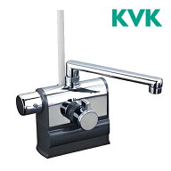 《在庫あり》◆15時迄出荷OK！KVK 水栓金具【KF3008L】デッキ型サーモスタット式シャワー 可変ピッチ 左…