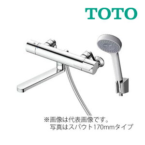 TOTO 壁付サーモスタット混合水栓(コンフォートウエーブ1モード 