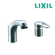 《在庫あり》◆15時迄出荷OK！ INAX/LIXIL 水栓【SF-810SYU】ホース引出式シングルレバー洗髪シャワー混…