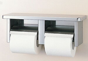 INAX/LIXIL アクセサリー【CF-63HST】(CF63HST) 棚付ワンタッチ式2連紙巻器(高耐加重タイプ) パブリック用〔IE〕