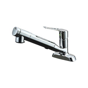 KVK 水栓金具【KM5081ZTECJS】浄水器内蔵用シングルシャワー付混合栓 シャワー引き出しなし 浄水カートリッジ付 寒冷地〔HB〕