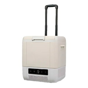 ●ωユアサプライムス 【YRE-E18G(H)】どこでも冷凍・冷蔵庫 ポータブル 18L コンプレッサー式 AC電源/DC電源対応 車載利用対応 キャスター・キャリーハンドル付