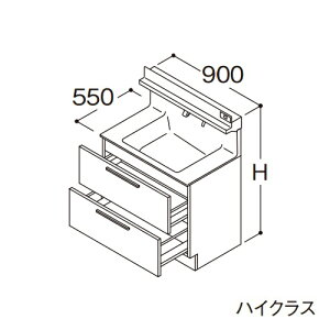 TOTO yLDSFB090BCBDS1zʉϑ nCNX IN^[u 2io E+̏dv[ JE^[800mm Ԍ900mm n 󒍖1TkGAl