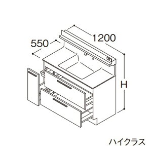 TOTO yLDSFB120CDGDN1zʉϑ nCNX IN^[u 3WayLrlbg Ȃ JE^[850mm Ԍ1200mm ʒn 󒍖1TkGAl