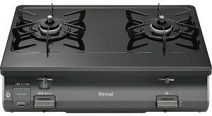 ●リンナイ ガステーブルコンロ【RT64-2H6S】スタンダードタイプ ワンピーストップ 標準幅59cmタイプ グリルなし〔GI〕