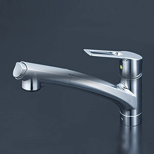 KVK 水栓金具【KM5021ZJTECHS】キッチン水栓 シングルシャワー付混合栓 寒冷地用〔HB〕