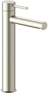INAX/LIXIL 水栓金具【LF-YE340SYHC/SNI】シングルレバー混合水栓(排水栓なし) ベッセル用ロングタイプ eモダン(エコハンドル) シャインニッケル 受注約2週〔HI〕