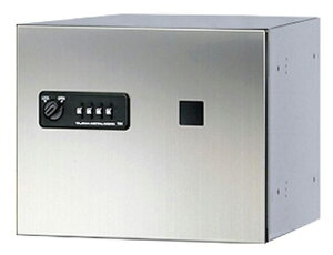 捺印なし 「捺印付タイプを同時購入必須商品」●u.田島メタルワーク【FX-UF3S】小型荷物用 多機能ボックス(宅配ボックス) 屋内・前入前出 ヘアライン 受注生産