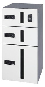 捺印付●u.田島メタルワーク【GX-DF4NW】宅配ボックス 小型荷物用(捺印装置付)/中型荷物用 屋内・前入前出 スチール 受注生産