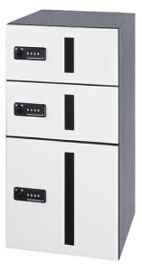 捺印なし 「捺印付タイプを同時購入必須商品」●u.田島メタルワーク【GX-DF4W】宅配ボックス 小型荷物用/中型荷物用 屋内・前入前出 スチール 受注生産