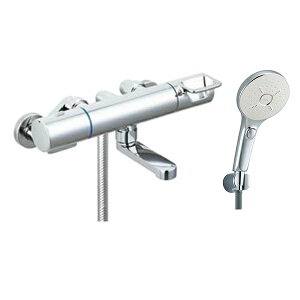 INAX/LIXIL 【BF-KA147TSMM】サーモスタット付シャワーバス水栓 洗い場専用 クロマーレS エコアクアスイッチシャワーSPA(めっき仕様) 一般地用〔IE〕