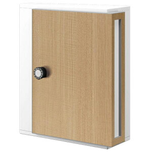 ▲●u.ナスタ/Nasta ポスト【KS-MB31SN-L-W-ASH】ホワイト×アッシュ 横入前出 壁付・防滴タイプ W340×H400