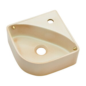 ●カクダイ 【493-233-W】壁掛手洗器 江 かすがい 美濃焼〔GB〕